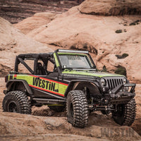 Thumbnail for Westin/Snyper 07-17 Jeep Wrangler Triple Tube Rock Rail Steps - Textured Black