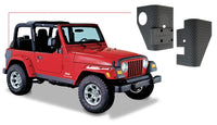 Thumbnail for Bushwacker 97-06 Jeep Wrangler Trail Armor Rear Corners - Black