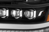 Thumbnail for AlphaRex 19-20 Ram 1500HD NOVA LED Proj Headlight Plank Style Matte Blk w/Activ Light/Seq Signal/DRL
