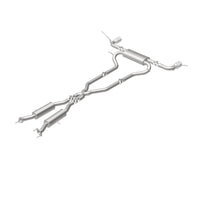 Thumbnail for MagnaFlow Cat-Back SS 2.5in Dual Split Rear 4in Black Tip 11-16 Jeep Grand Cherokee 5.7L V8/3.6L V6