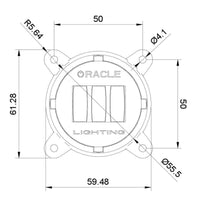 Thumbnail for Oracle 60mm 15W Fog Beam LED Emitter - 3000K SEE WARRANTY