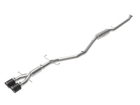Thumbnail for aFe Takeda 2.5in 304SS Cat-Back Exhaust System w/ Carbon Tips 17-20 Honda Civic Si Sedan I4 1.5L