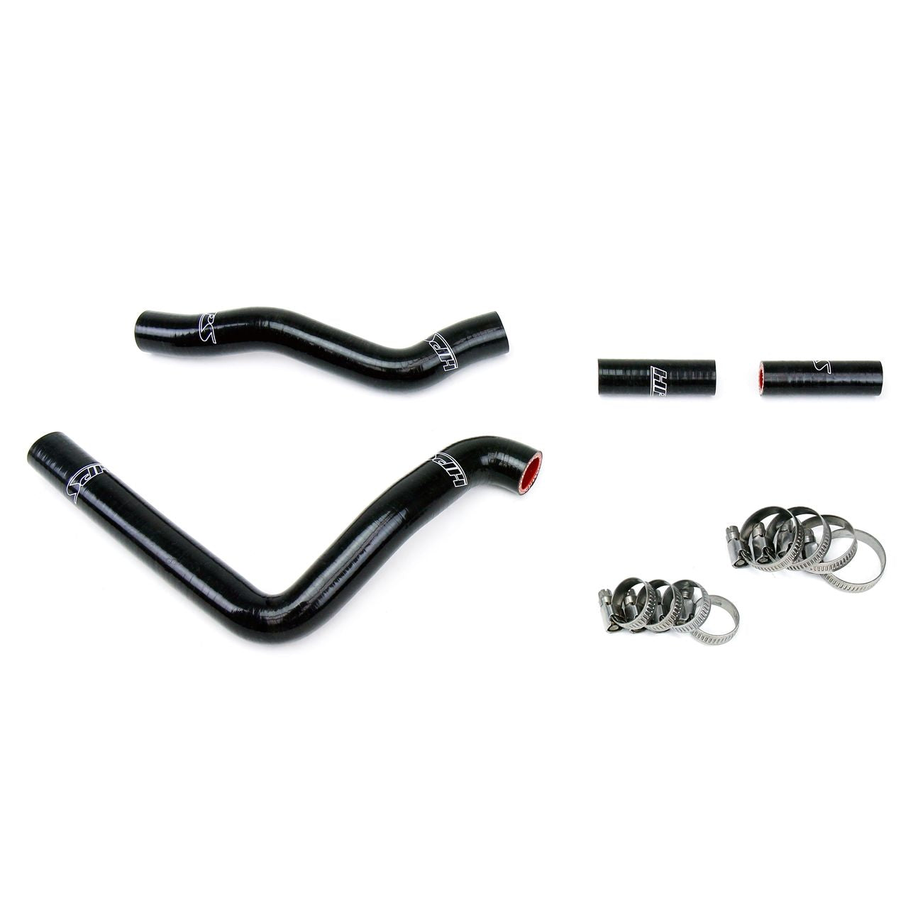 HPS Black Reinforced Silicone Radiator Hose Kit for Kawasaki 05-08 KX250