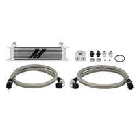 Thumbnail for Mishimoto Universal 10 Row Oil Cooler Kit (Metal Braided Lines)