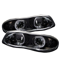 Thumbnail for Spyder Chevy Camaro 98-02 Projector Headlights LED Halo LED Blk - Low H1 PRO-YD-CCAM98-HL-BK