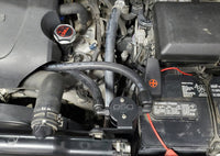 Thumbnail for J&L 07-21 Toyota Tundra 5.7L Driver Side Oil Separator 3.0 - Black Anodized