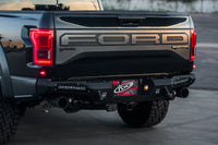 Thumbnail for Addictive Desert Designs 17-18 Ford F-150 Raptor HoneyBadger Rear Bumper w/ 10in SR LED Mounts