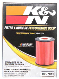Thumbnail for K&N 07-09 Mazdaspeed3 Performance Gold Oil Filter (OEM style cartridge filter)