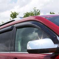 Thumbnail for AVS 00-04 Nissan Frontier Crew Cab Ventvisor Outside Mount Window Deflectors 4pc - Smoke