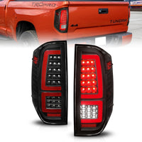 Thumbnail for ANZO 2014-2021 Toyota Tundra LED Taillights Black Housing/Clear Lens