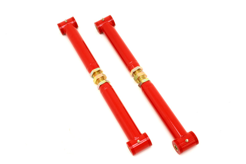 BMR 82-02 3rd Gen F-Body Xtreme Chrome Moly Lower Control Arms On-Car Adj. (Poly) - Red