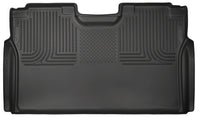 Thumbnail for Husky Liners 15-23 Ford F-150 SuperCrew Cab WeatherBeater Black 2nd Seat Floor Liner