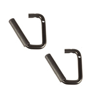 Thumbnail for Rugged Ridge Steel Grab Handles Front Pair Black 07-18 Jeep Wrangler JK/JKU
