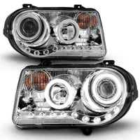 Thumbnail for ANZO 2005-2010 Chrysler 300C Projector Headlights w/ Halo Chrome (CCFL) G2