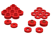 Thumbnail for Energy Suspension Cj5-7 Body Mounts - Red