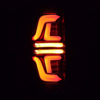 Thumbnail for AlphaRex 17-19 Ford F250 Super Duty PRO-Series LED Tail Lights Jet Black (w/o Blind Spot Sensor)