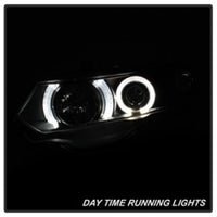 Thumbnail for Spyder Honda Civic 06-08 2Dr Projector Headlights LED Halo Black High H1 Low H1 PRO-YD-HC06-2D-HL-BK