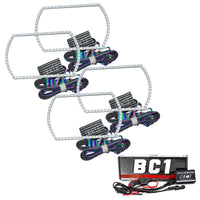 Thumbnail for Oracle Chevy Silverado 07-13 Halo Kit Square Style - ColorSHIFT w/ BC1 Controller SEE WARRANTY