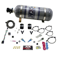 Thumbnail for Nitrous Express 92-95 Dodge V8 TBI Dual Nozzle Nitrous Kit (50-125HP) w/Composite Bottle