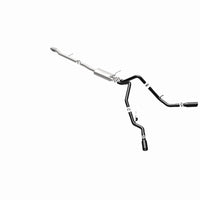 Thumbnail for MagnaFlow SYS Cat-Back 3.5in Black Dual Split Rear Tips 14-15 Chevy Silverado/GMC Sierra 4.3L-5.3L