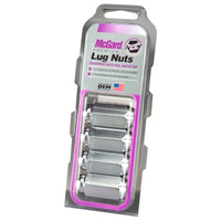 Thumbnail for McGard Hex Lug Nut (Cone Seat) M14X1.5 / 22mm Hex / 1.945in. Length (4-Pack) - Chrome