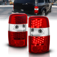 Thumbnail for ANZO 2000-2006 Chevrolet Suburban LED Taillights Red/Clear