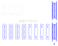 Thumbnail for King Subaru FA/FB (Size STD) Main Bearing Set
