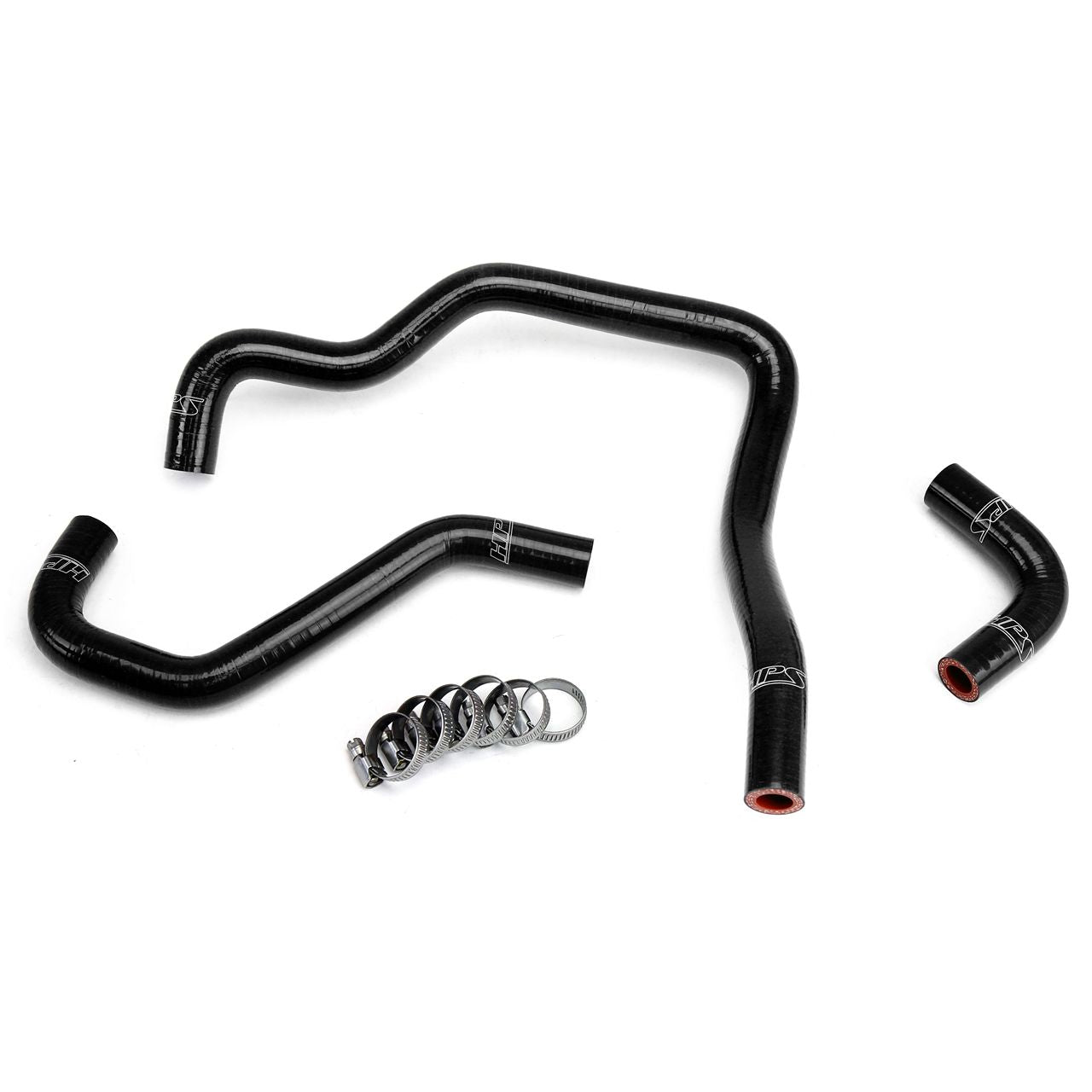 HPS Black Reinforced Silicone Heater Hose Kit for Toyota 89-95 4Runner 22RE Non Turbo EFI LHD