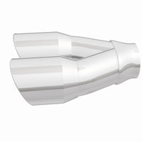 Thumbnail for MagnaFlow Double Wall 3in Dual Round Polished Tip 2.25in Inlet