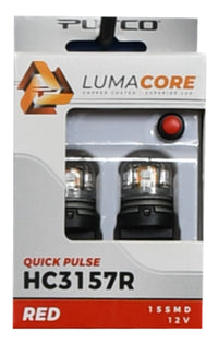 Thumbnail for Putco LumaCore 3157 Red - Pair (x3 Strobe w/ Bright Stop)