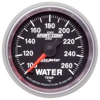 Thumbnail for Autometer Sport-Comp II 52.4mm 100-260 Deg. F Water Temprature Gauge