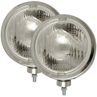 Thumbnail for ANZO Off Road Halogen Light Universal H3 8in Round Slimline Off Road Light Chrome