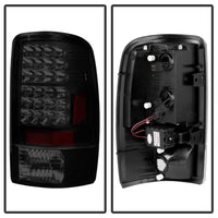 Thumbnail for Spyder Chevy Suburban/Tahoe 1500/2500 00-06 LED Tail Lights Black Smoke ALT-YD-CD00-LED-BSM