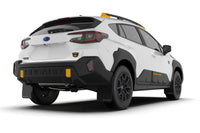 Thumbnail for Rally Armor - 2024 Subaru Crosstrek (Wilderness Only) Black UR Mud Flap W/Red Logo - No Drilling Req