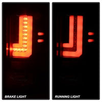 Thumbnail for Spyder GMC Sierra 14-16 LED Tail Lights Black ALT-YD-GS14-LBLED-BK