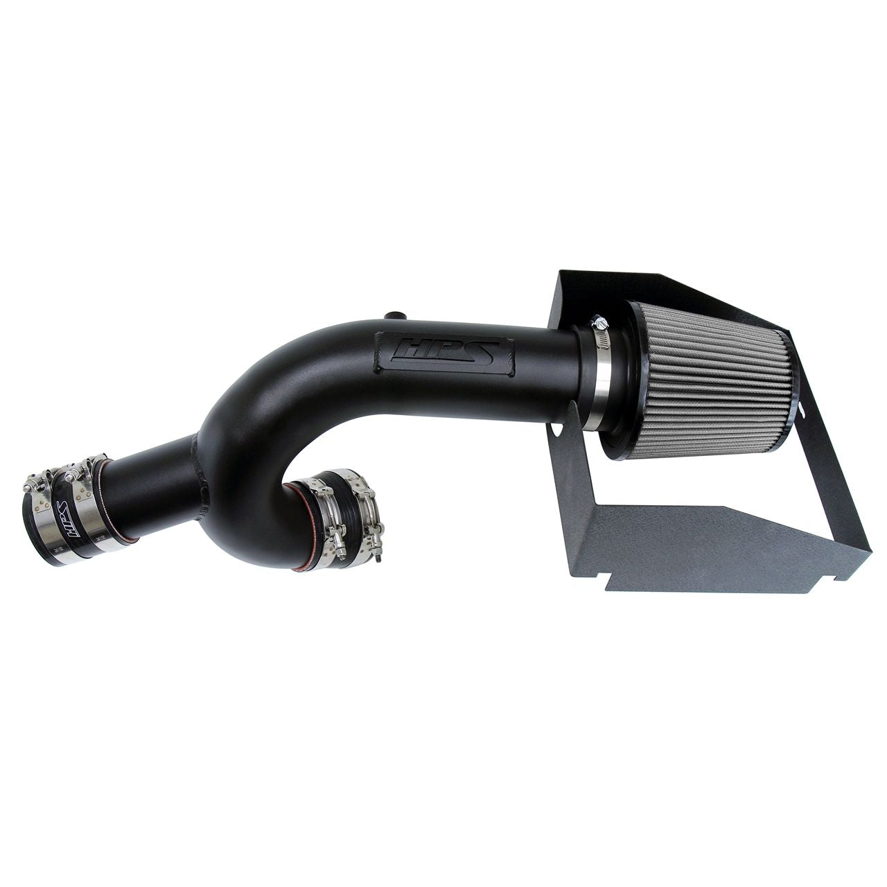 HPS Black Cold Air Intake Kit with Heat Shield for 15-16 Ford F150 3.5L Ecoboost Turbo