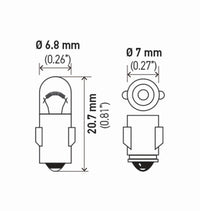 Thumbnail for Hella Bulb 3898 12V 2W Ba7S T2 (2)