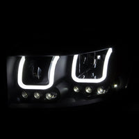 Thumbnail for ANZO 2006-2008 Dodge Ram 1500 Projector Headlights w/ U-Bar Black