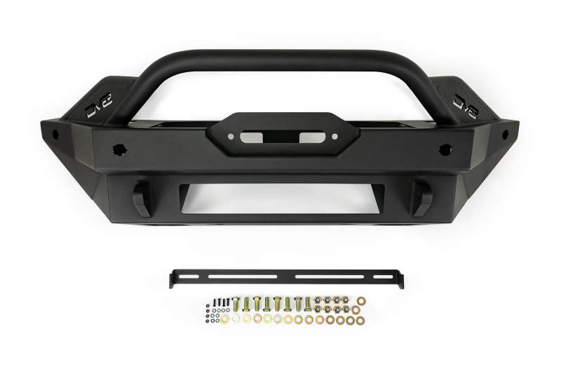 DV8 Offroad 2021+ Ford Bronco Modular Front Bumper Winch Capable w/ Auxiliary Light Mounts
