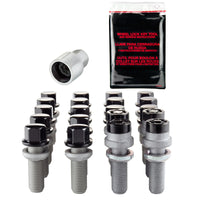 Thumbnail for McGard 5 Lug Hex Install Kit w/Locks (Radius Seat Bolt) M14X1.5 / 17mm Hex / 35.4mm Shank L. - Black