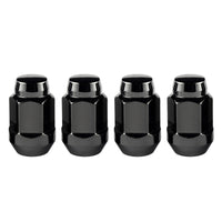 Thumbnail for McGard Hex Lug Nut (Cone Seat Bulge Style) M14X1.5 / 22mm Hex / 1.635in. Length (4-Pack) - Black