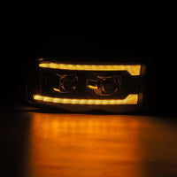 Thumbnail for AlphaRex 02-05 Dodge Ram 1500 LUXX LED Proj Headlights Plank Style Black w/Activ Light/Seq Signal