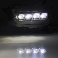 Thumbnail for AlphaRex 10-13 Toyota 4Runner NOVA LED Projector Headlights Plank Style Black w/Seq Signal/DRL