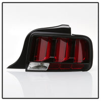 Thumbnail for Spyder 05-09 Ford Mustang (Red Light Bar) LED Tail Lights - Black ALT-YD-FM05V3-RBLED-BK