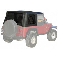 Thumbnail for Rampage 1997-2006 Jeep Wrangler(TJ) OEM Replacement Top - Black Denim