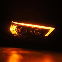 Thumbnail for AlphaRex 14-22 Toyota 4Runner LUXX-Series LED Proj Headlights Blk w/Actv Light & Seq. Sig + DRL