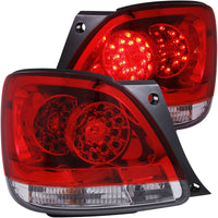 Thumbnail for ANZO 1998-2005 Lexus Gs300 LED Taillights Red/Clear