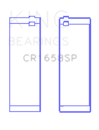 Thumbnail for King BMW N47 D20 A/N47S D20 D Sputter (Size +.25mm) Connecting Rod Bearing Set