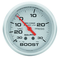 Thumbnail for Autometer Ultra-Lite 66.7mm 30 PSI Mechanical Boost Gauge