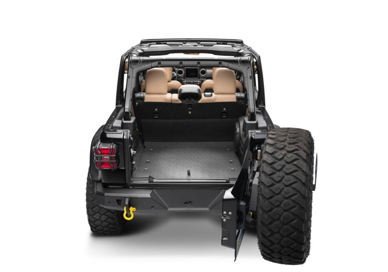 BedRug 18-23 Jeep Wrangler JL BedTred 4 Door 6 PC Rear Kit w/ Gap Hider